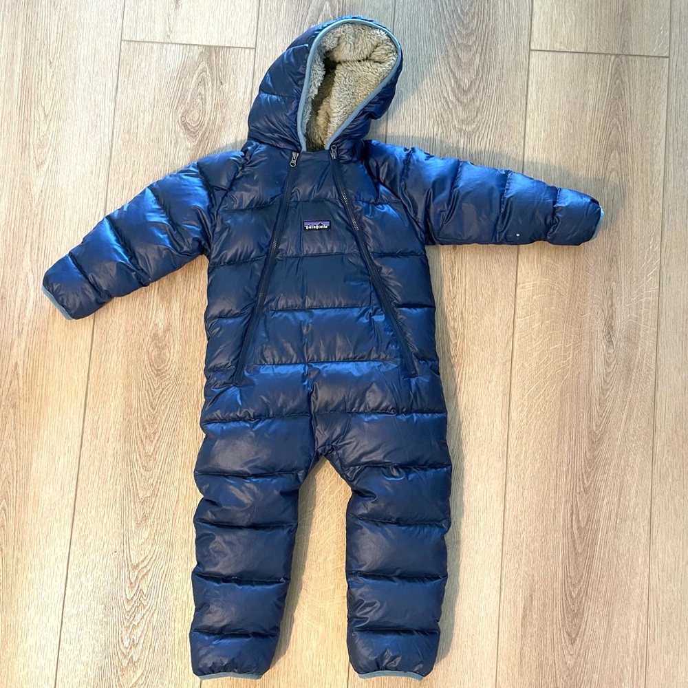 Patagonia hi-loft down bunting size 18-24 months